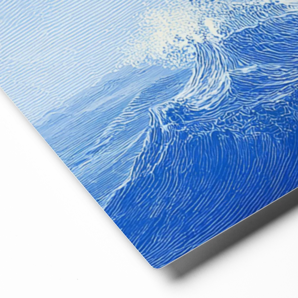 Tempest in Blue 
 Metal Print | 16″x 20″