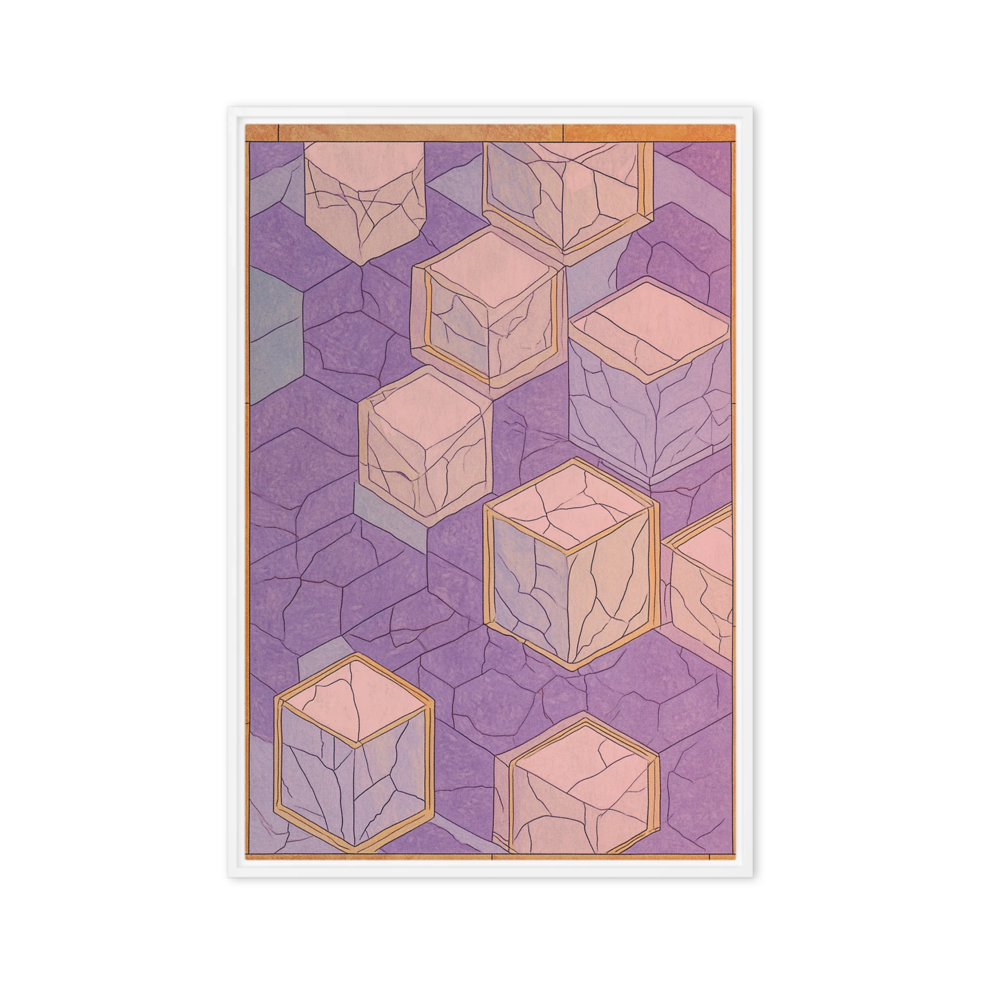 Fractured Cubes | Art Print