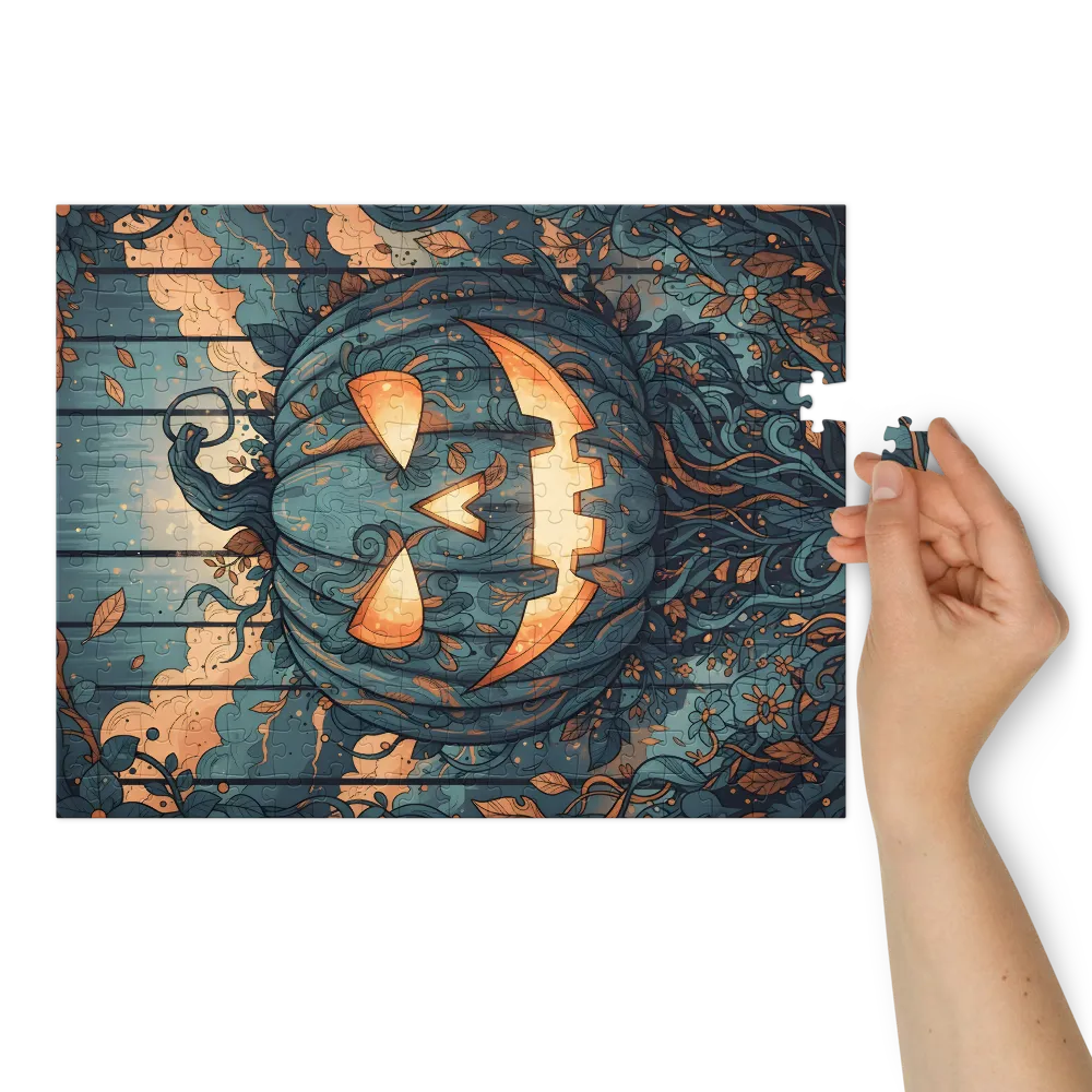 Botanical Jack-o'-Lantern | Jigsaw Puzzles