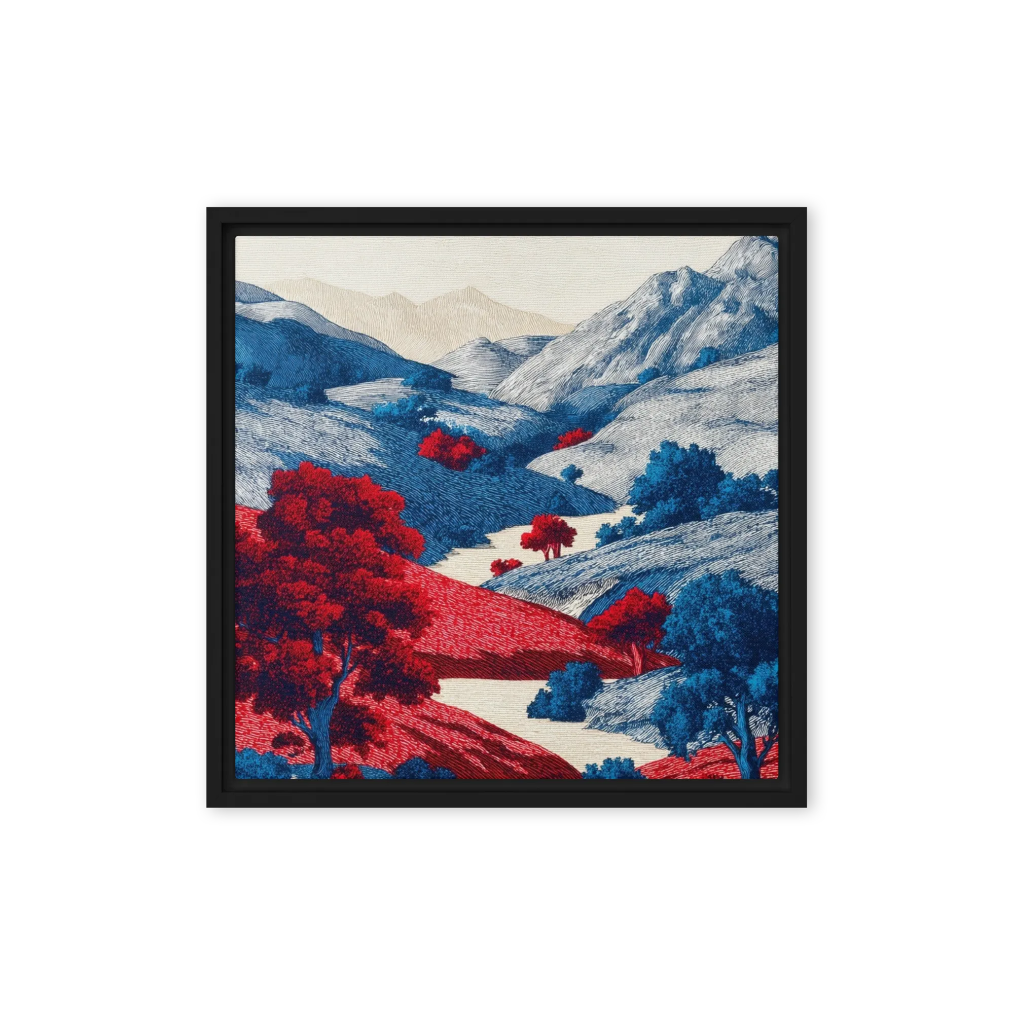 Crimson Hills | Art Print