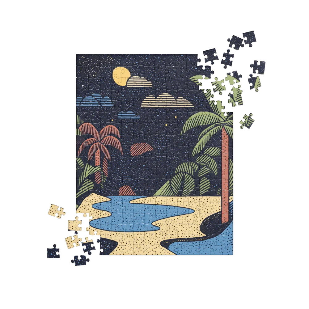 Nocturnal Oasis 
 Jigsaw Puzzle