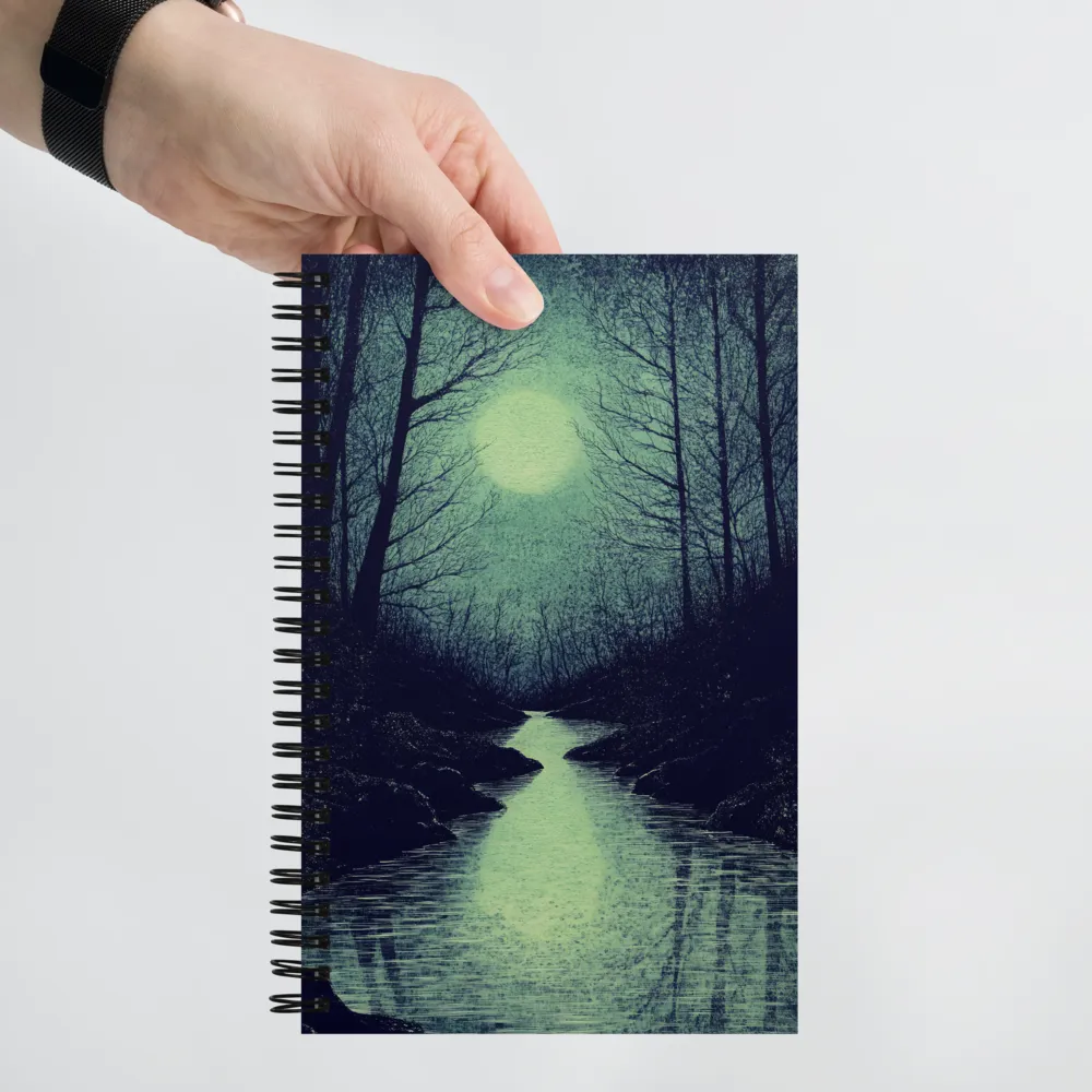 Enchanted Forest Stream 
 Spiral Notebook | 140 pages