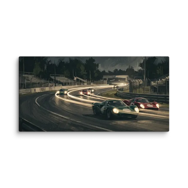 Night Race Track | Art Print