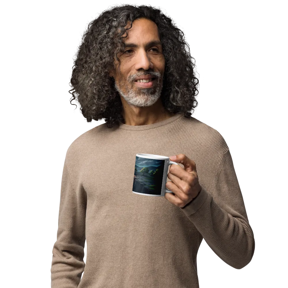 Sunset Rift 
 Mug with Red inside | 15 oz