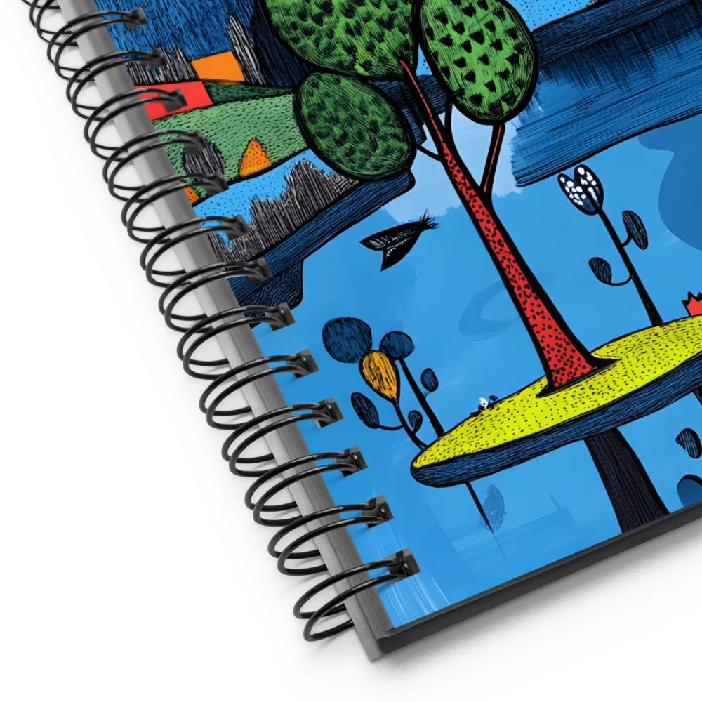 Floating Island Lake 
 Spiral Notebook | 140 pages