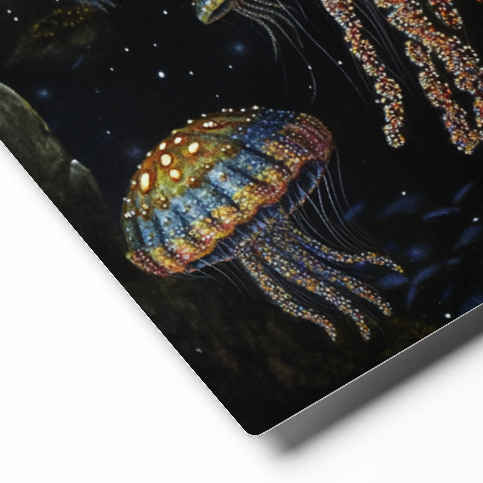Luminous Jellyfish Drift | Art Print