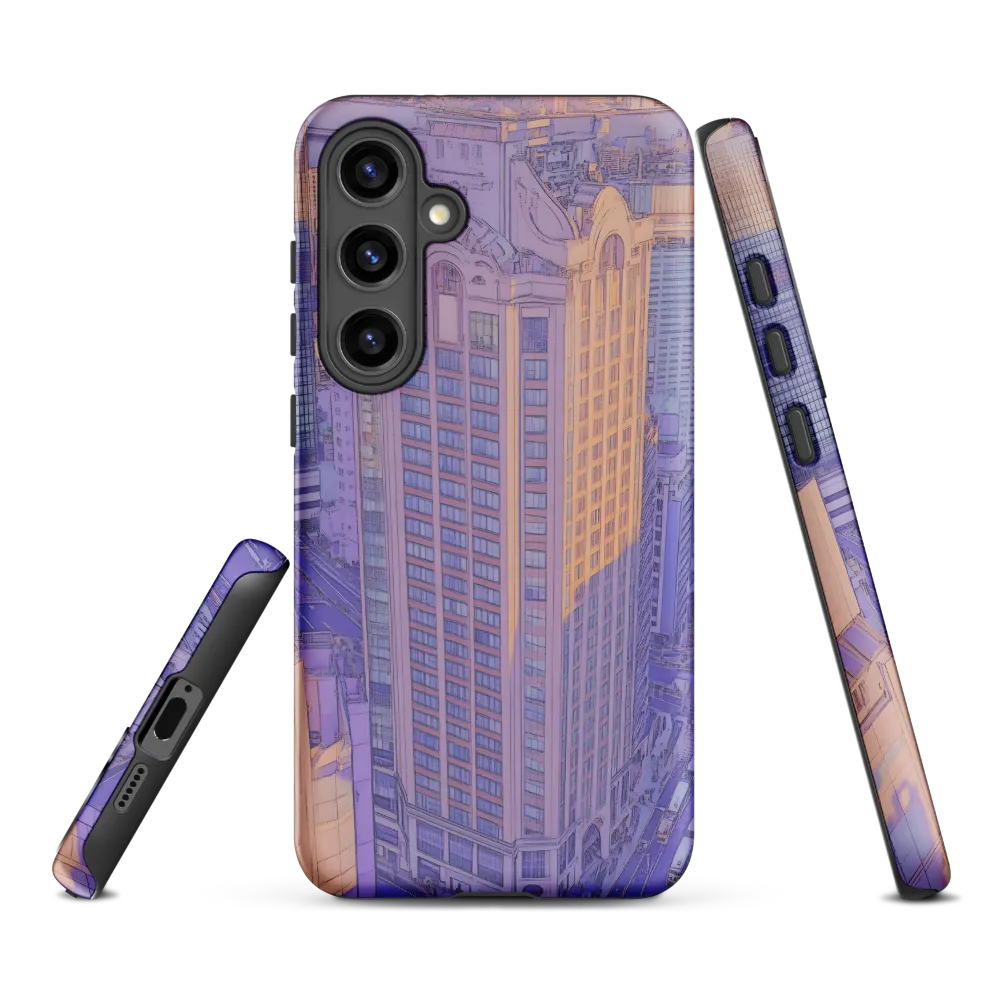 Cityscape Building in Purple Pastel | Phone Case