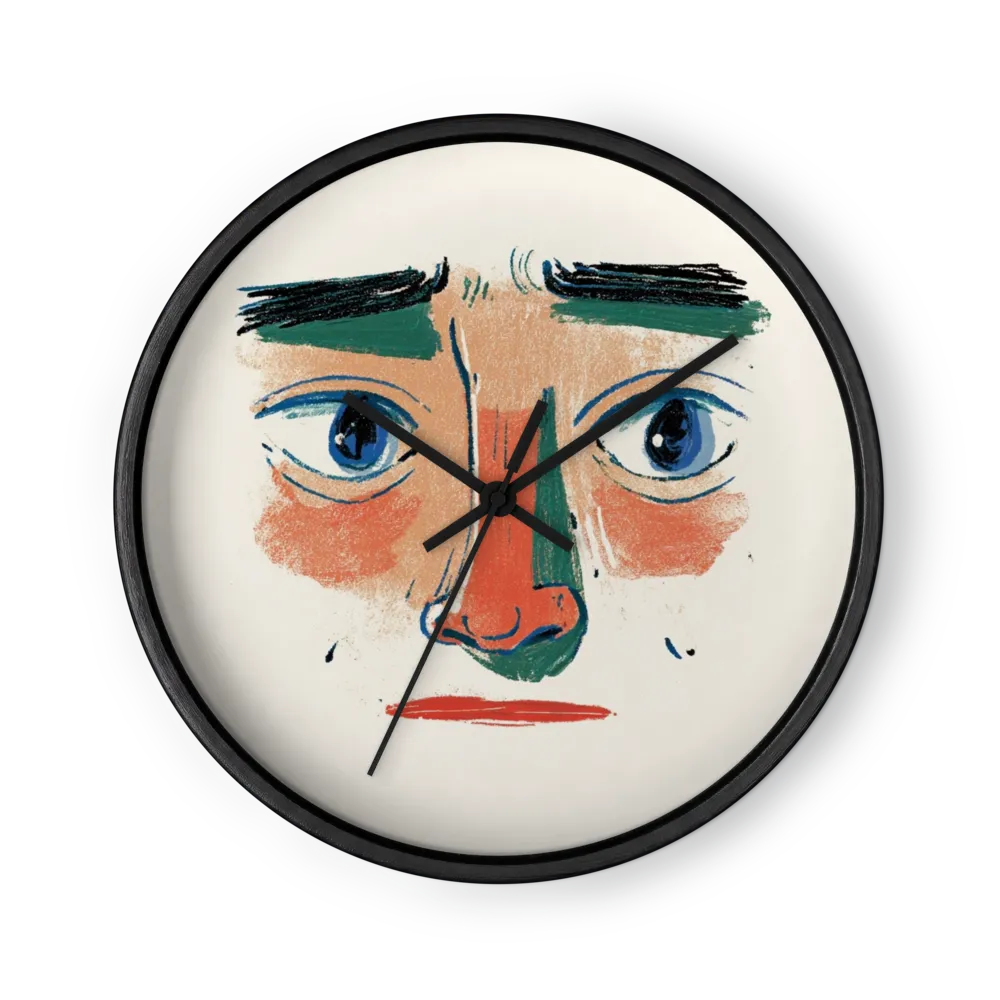 Pensive Gazes | Wall Clock
