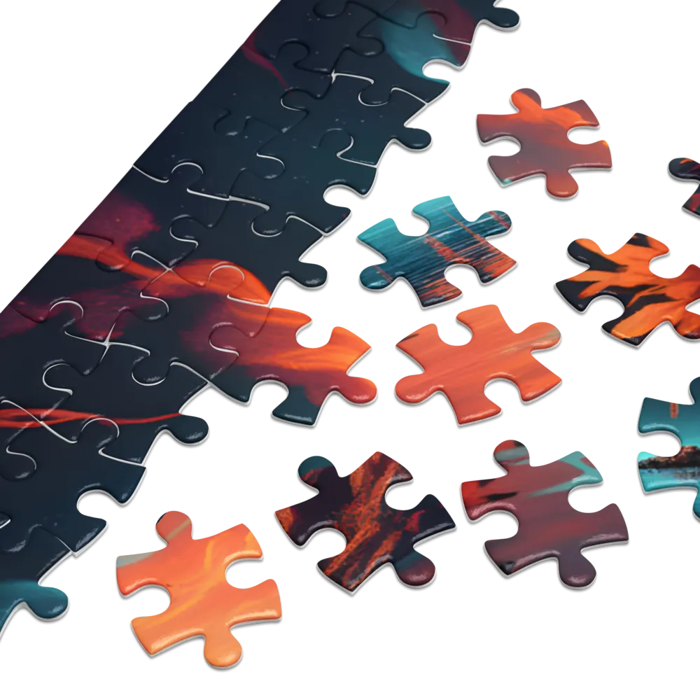 Cosmic Eye Reflection 
 Jigsaw Puzzle in Tin Box