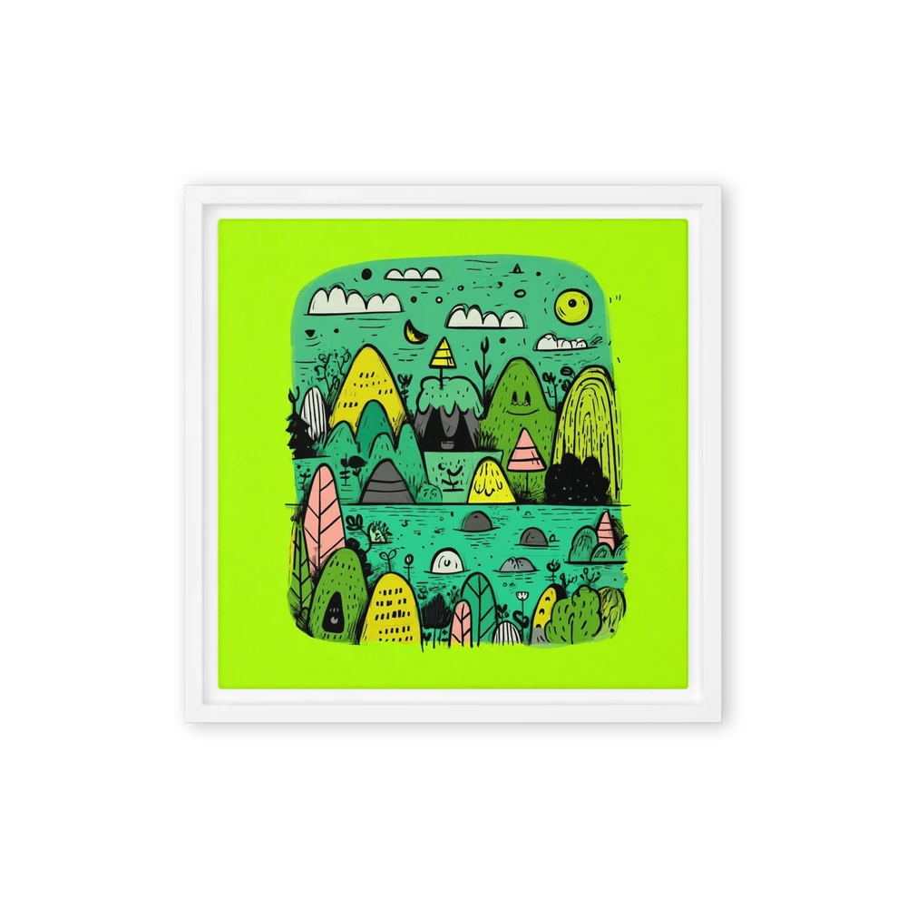 Green Hill Valley | Art Print
