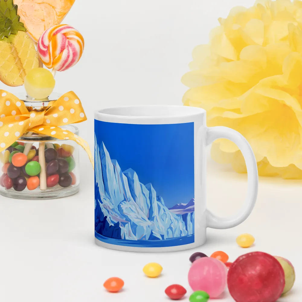 Blue Glacier 
 Mug with Red inside | 15 oz