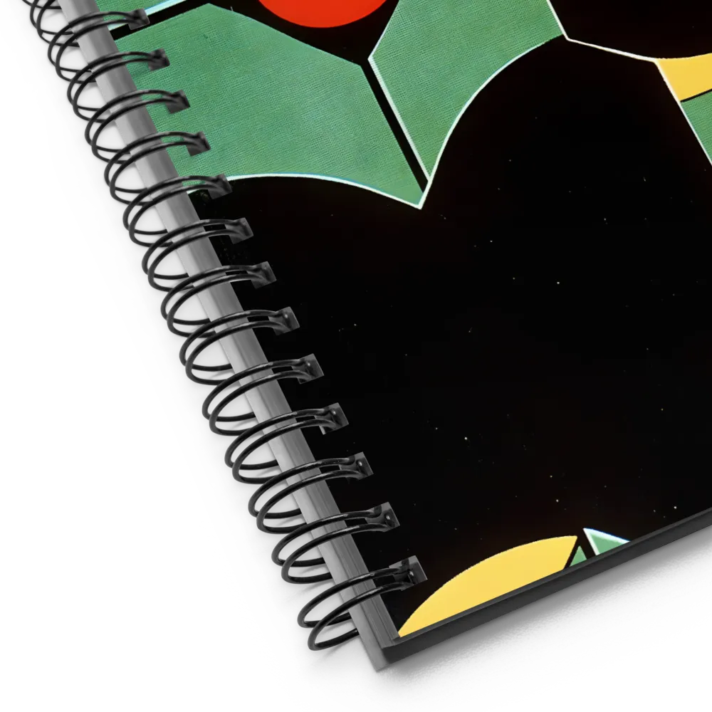 Interlocking Geometric Shapes 
 Spiral Notebook | 140 pages