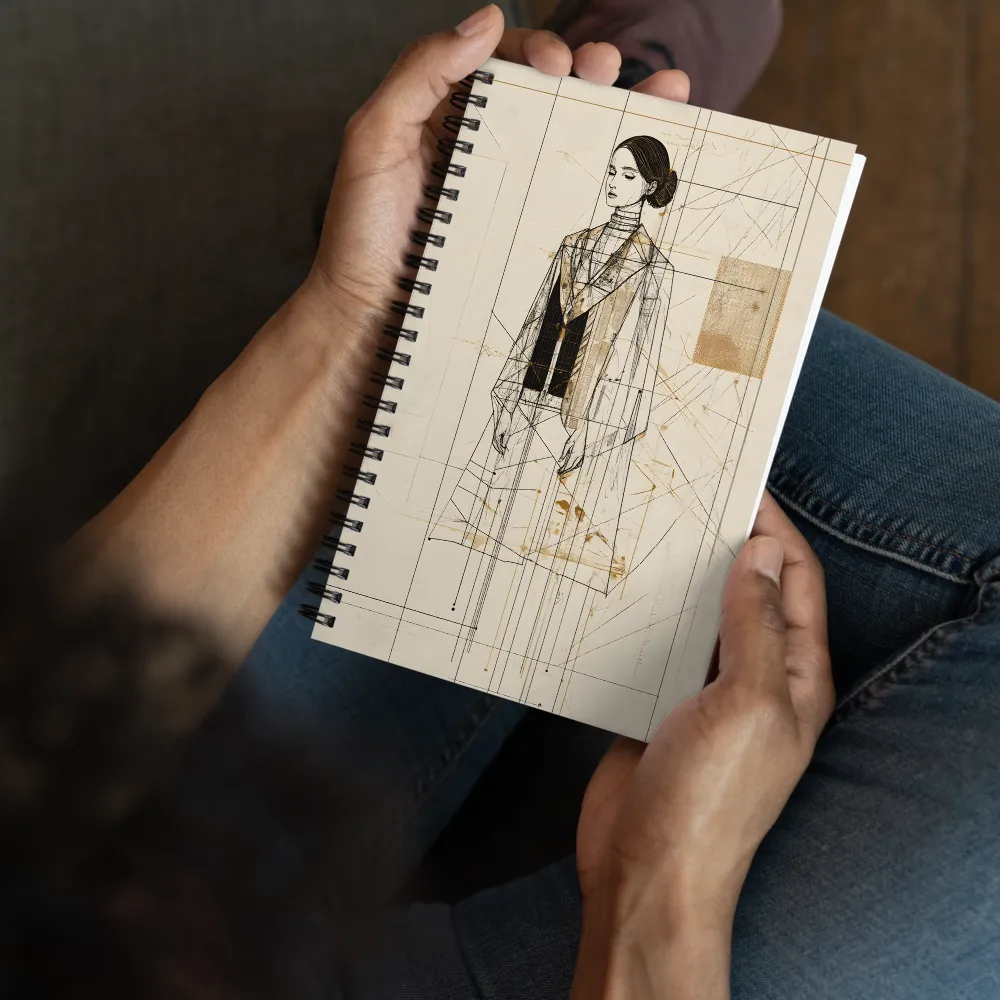 Architectural Fashion Study 
 Spiral Notebook | 140 pages
