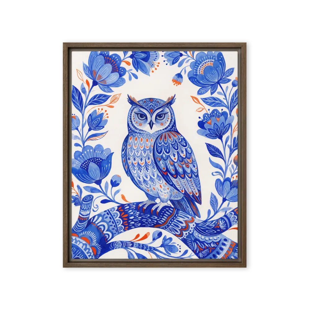 Folk Art Owl | Art Print