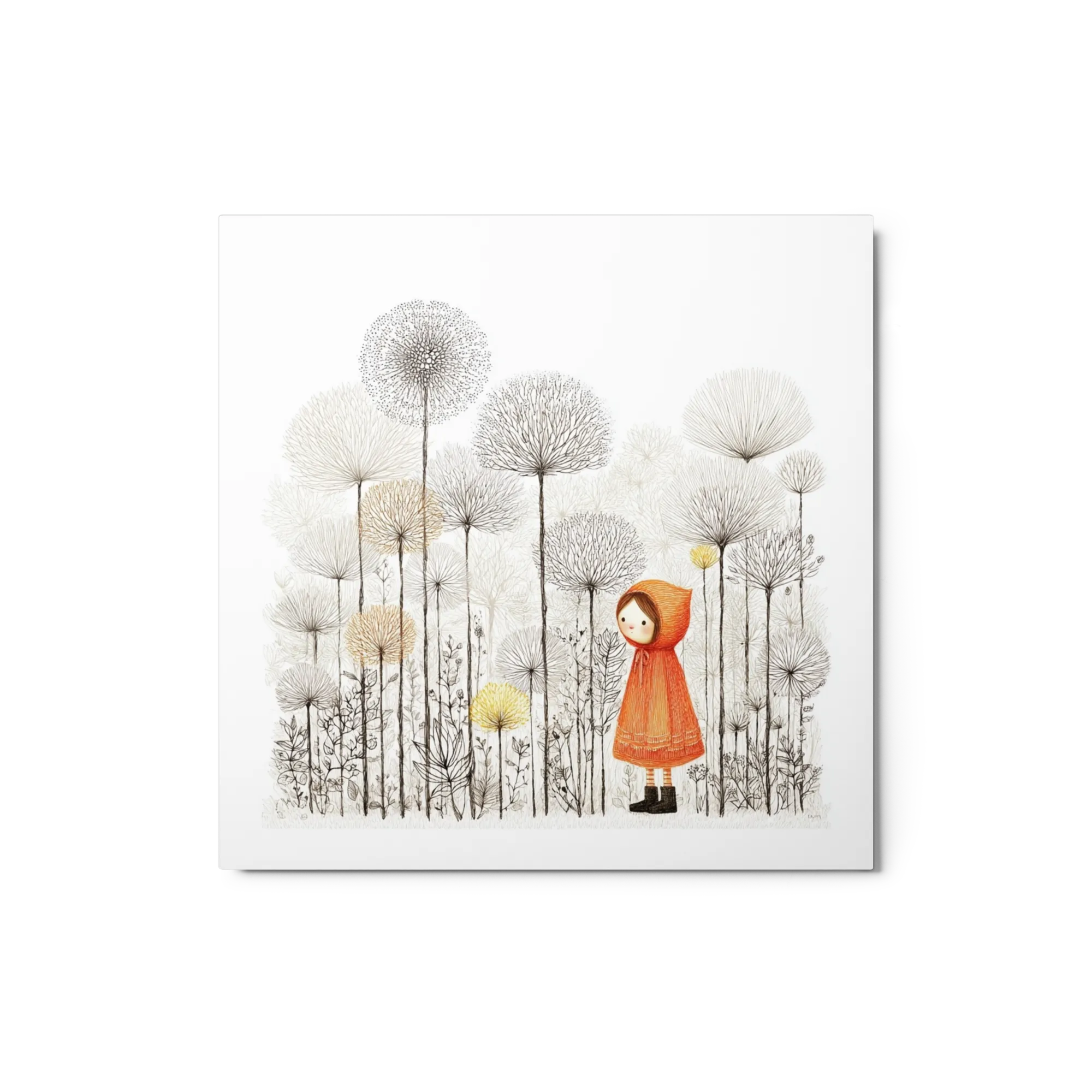 Little Red Hood in Dandelion Forest