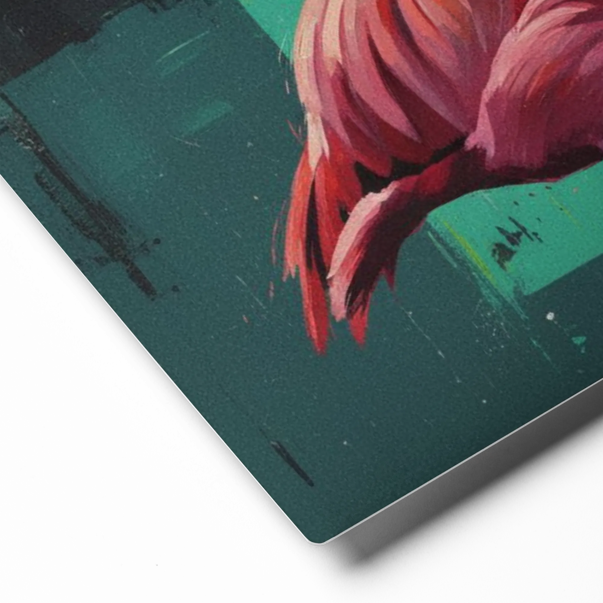 Teal and Pink Flamingo 
 Canvas | 12″x 16″