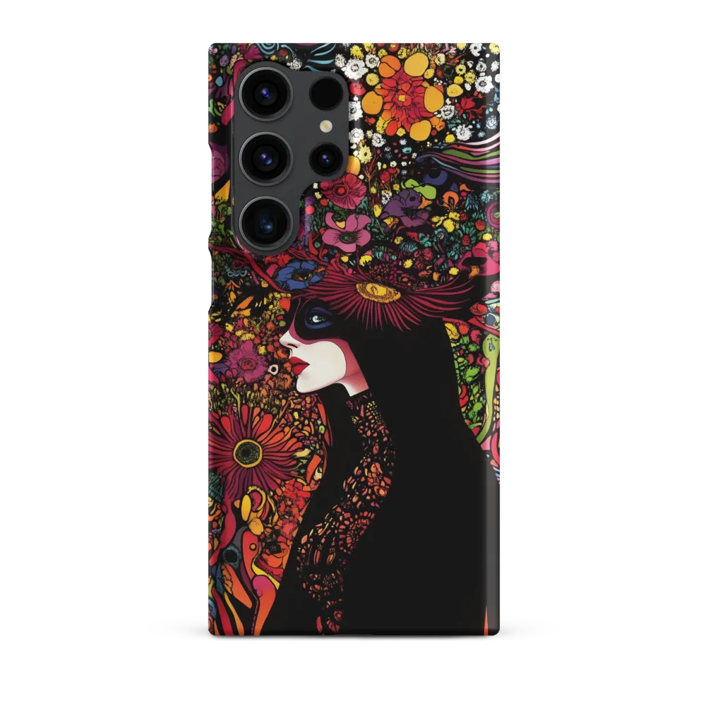 Psychedelic Floral Female Illustration | Phone Case
