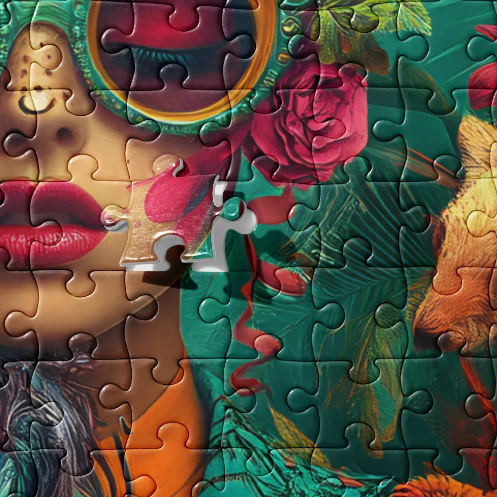 Flora and Fauna Fantasia 
 Jigsaw Puzzle