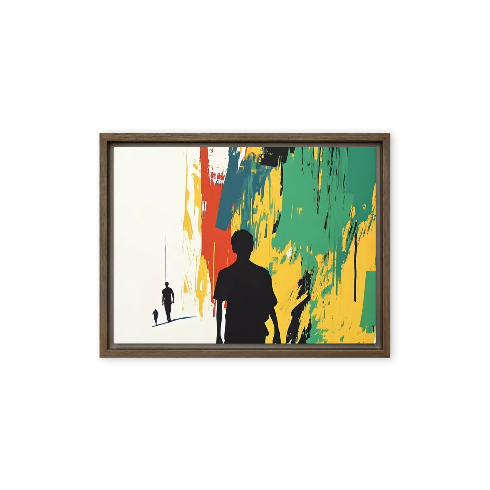 The Walkers 
 Canvas | 6″x 6″