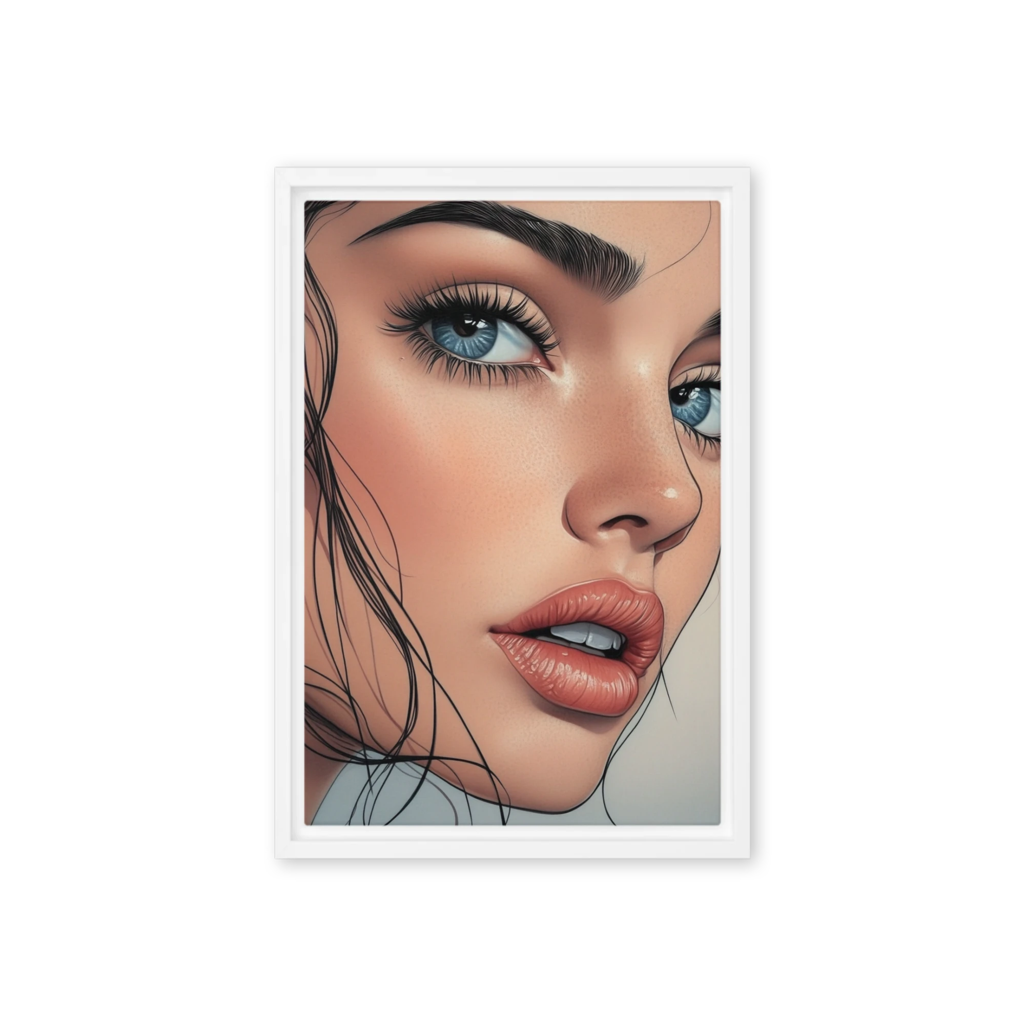 Gaze of Blue | Art Print