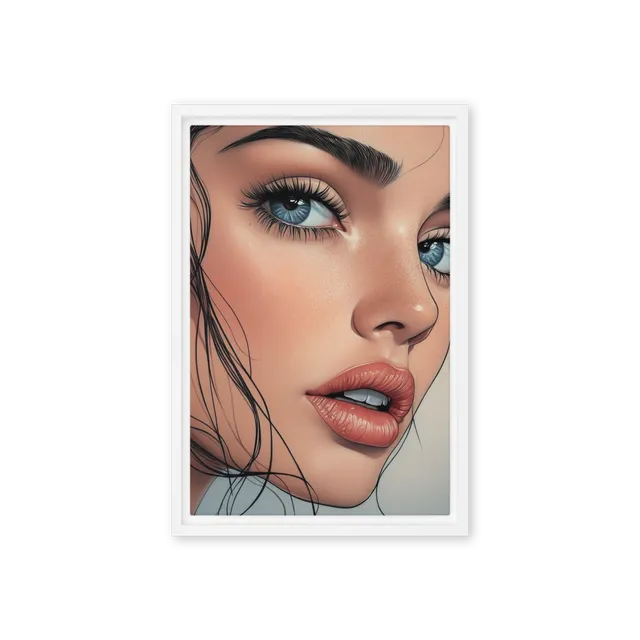Gaze of Blue | Art Print