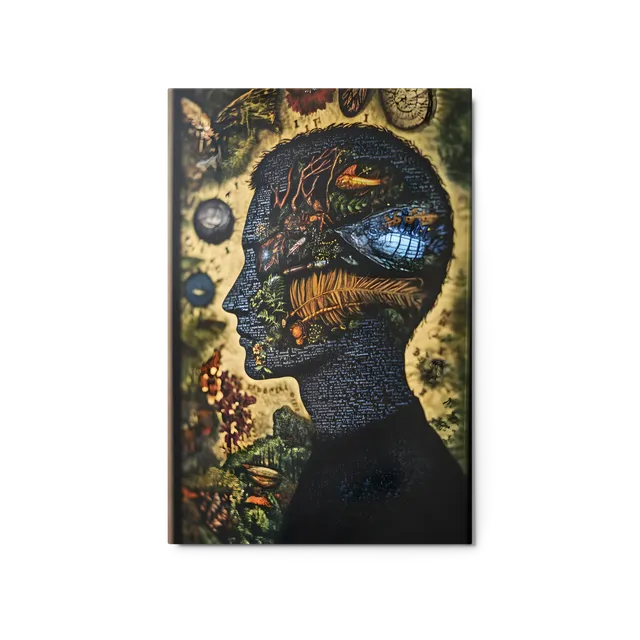 Mind's Botanical Tapestry 
 Metal Print | 20″x 30″