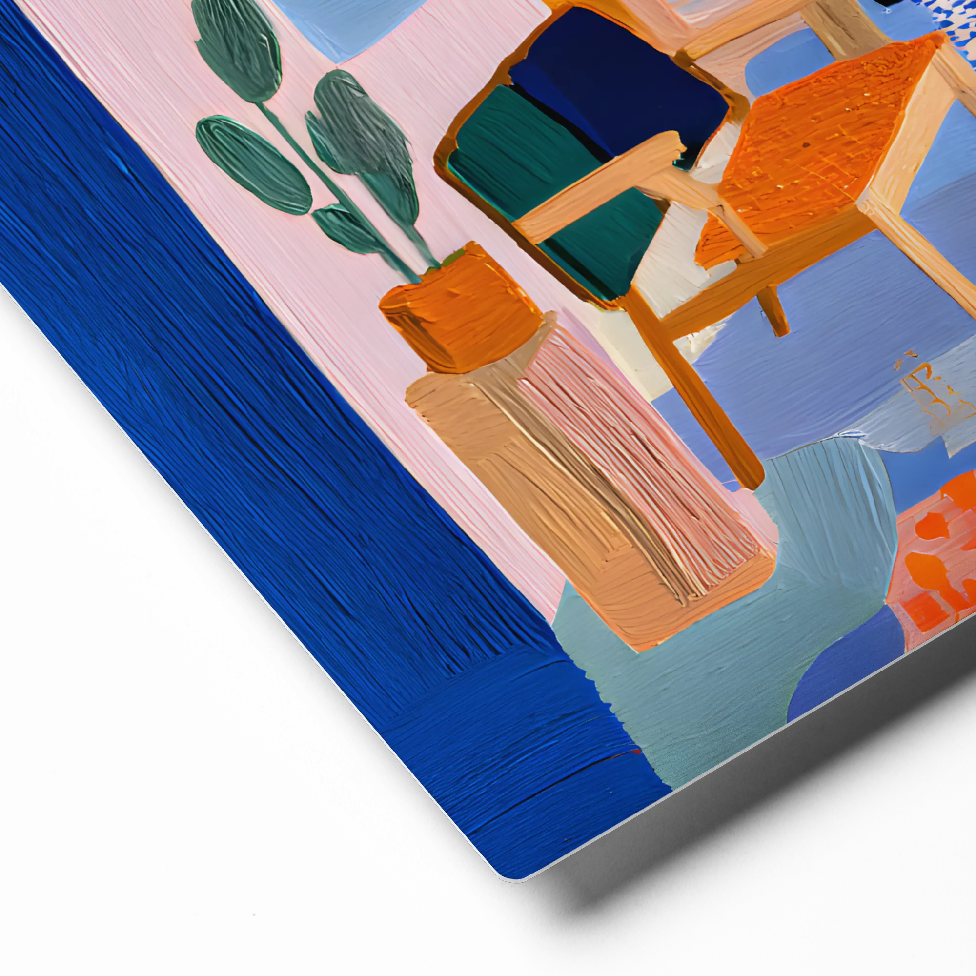 Sunny Abstract Interior 
 Canvas | 18″x 18″