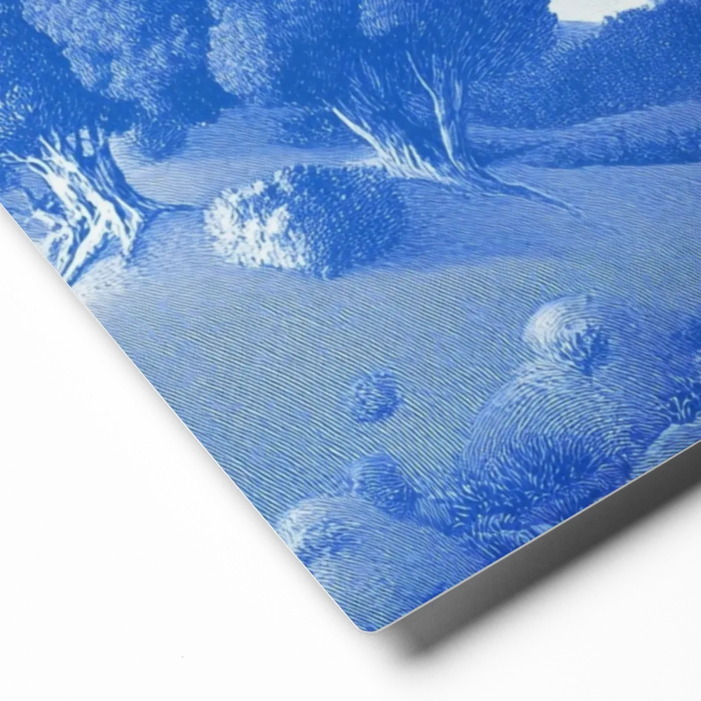 Cobalt Countryside | Art Print