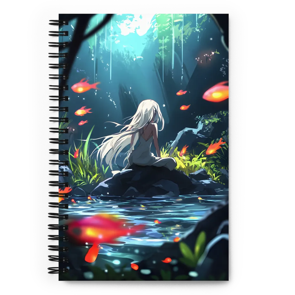 Ethereal Pond Vision 
 Spiral Notebook | 140 pages