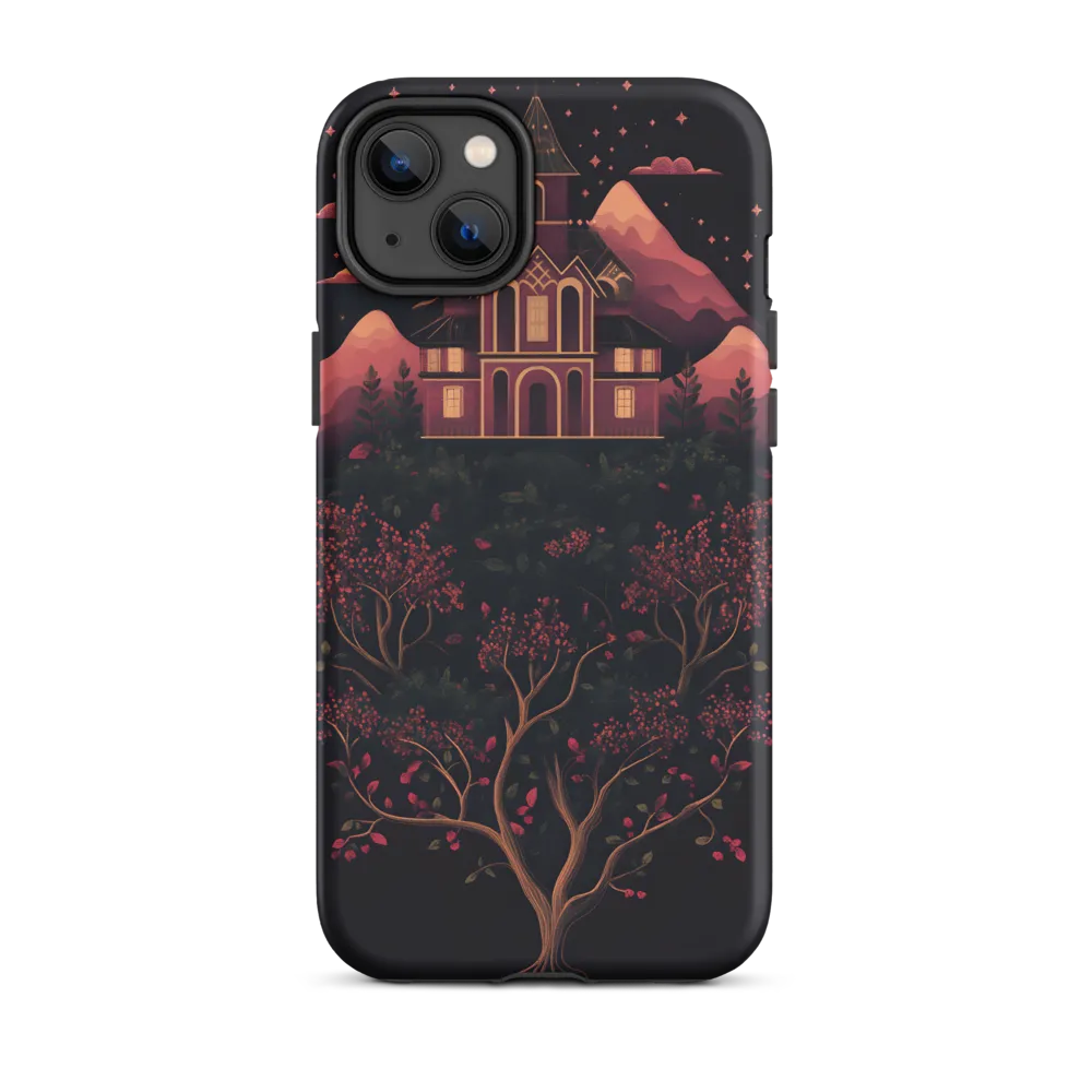 Whimsical House in Mountain Landscape | Phone Case
