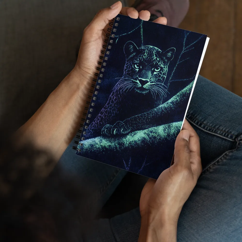 Neon Jungle Predator 
 Spiral Notebook | 140 pages