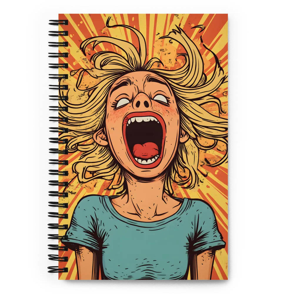 Pop Art Scream 
 Spiral Notebook | 140 pages