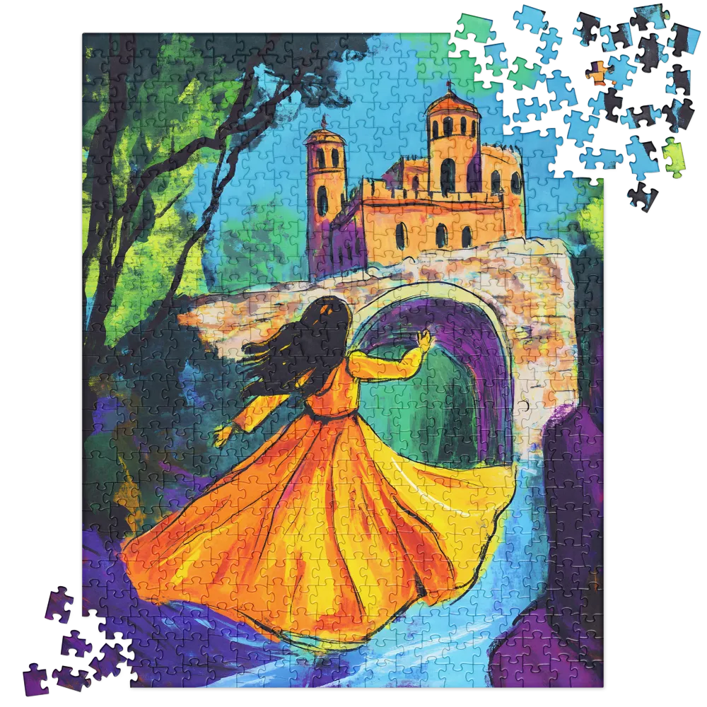 The Castle Dancer 
 Jigsaw Puzzle in Tin Box
