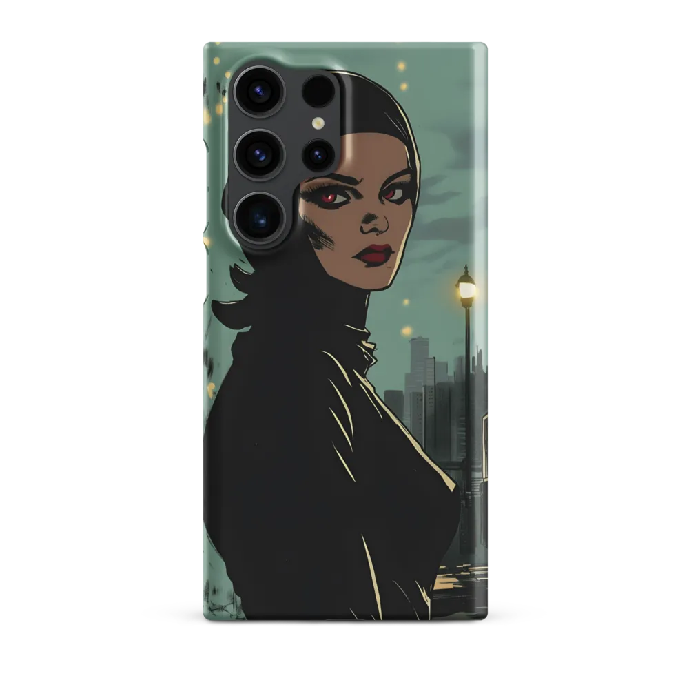 Female Figure in Black | Phone Case