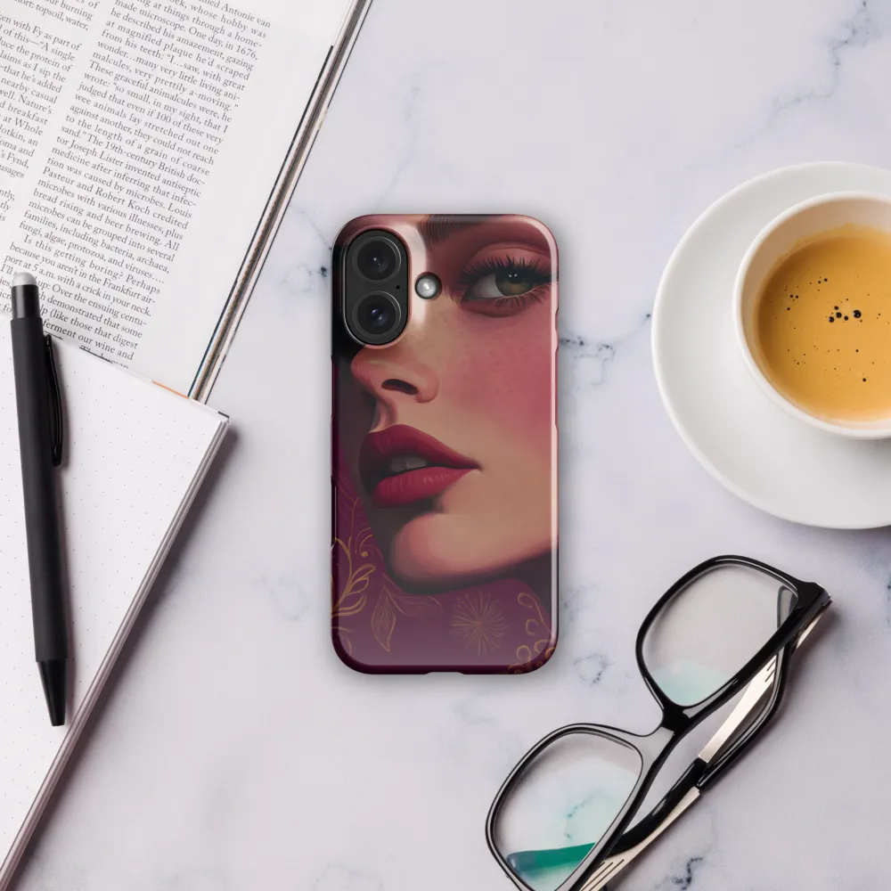 Crimson Gaze 
 iPhone 14 Plus | Snap Case