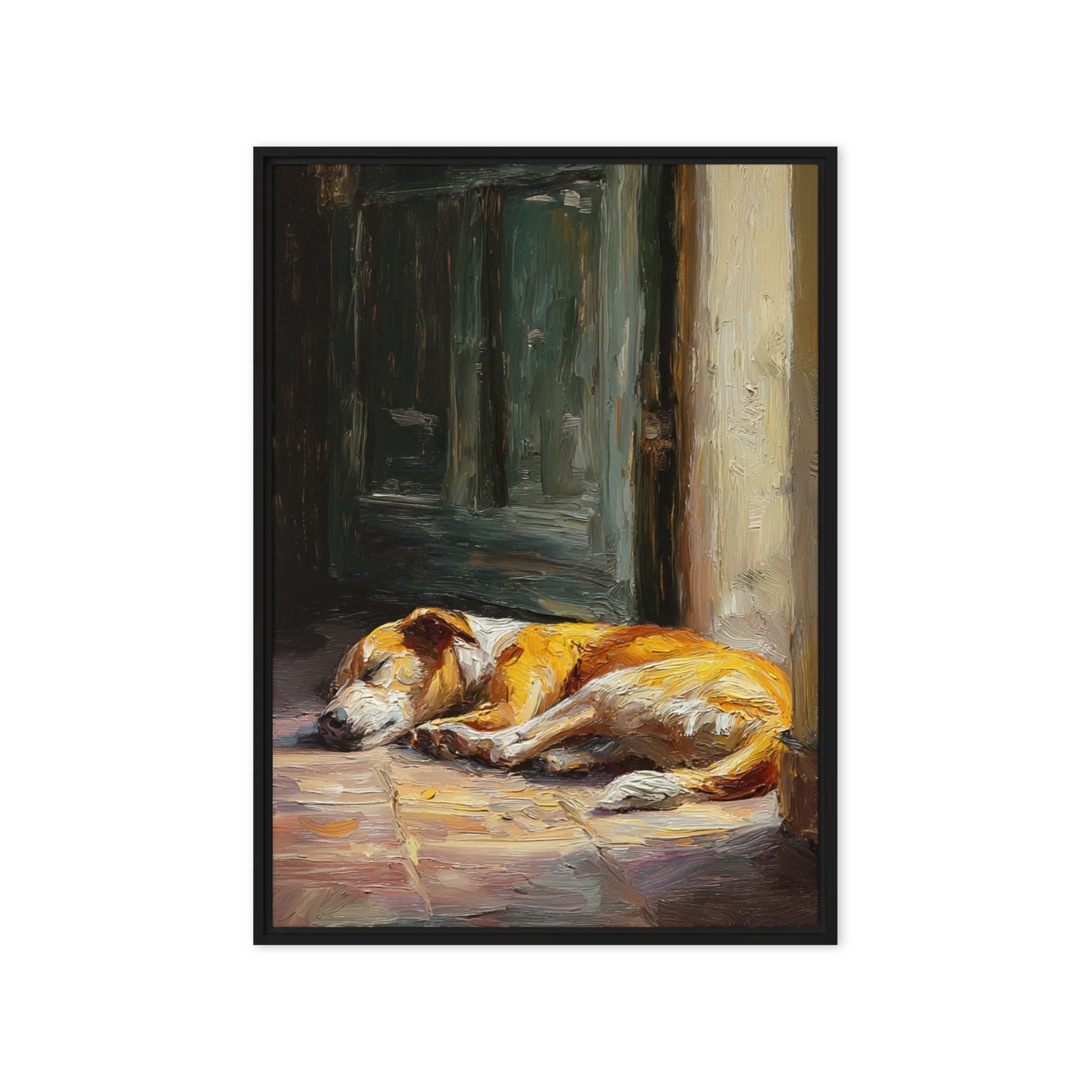 The Midday Nap 
 Canvas with Black Frame