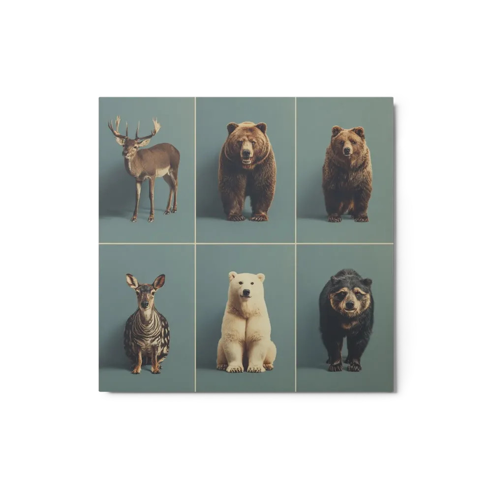 Wild Portraits Grid | Art Print