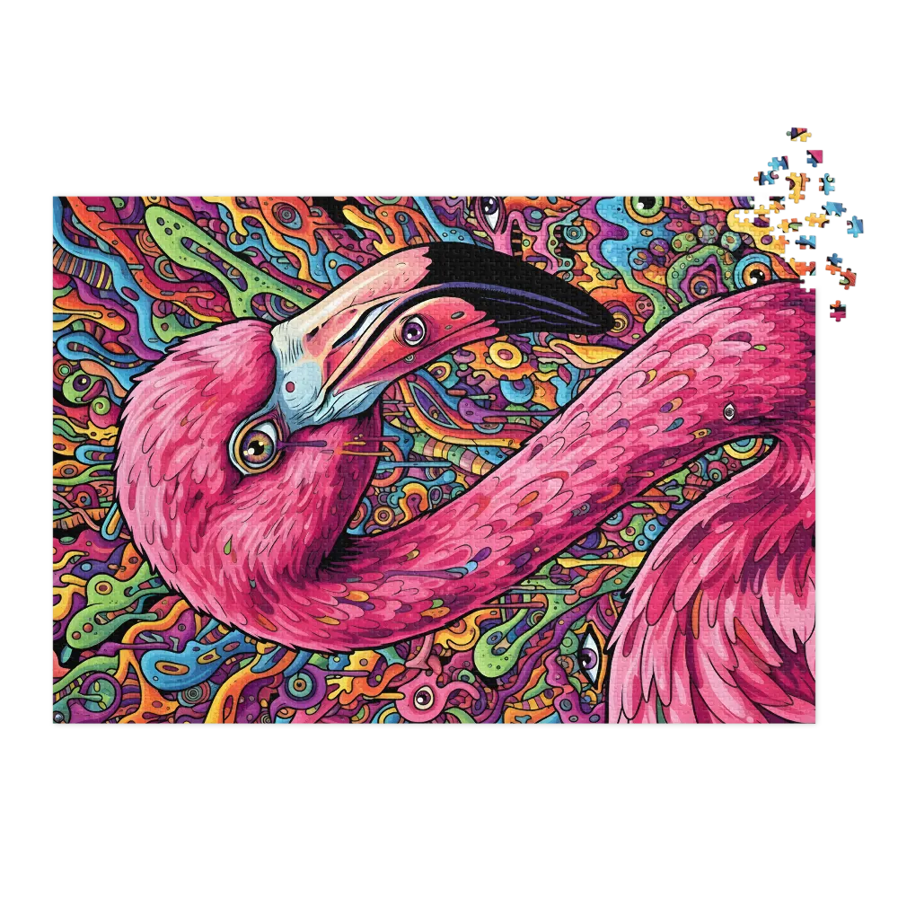 Psychedelic Flamingo