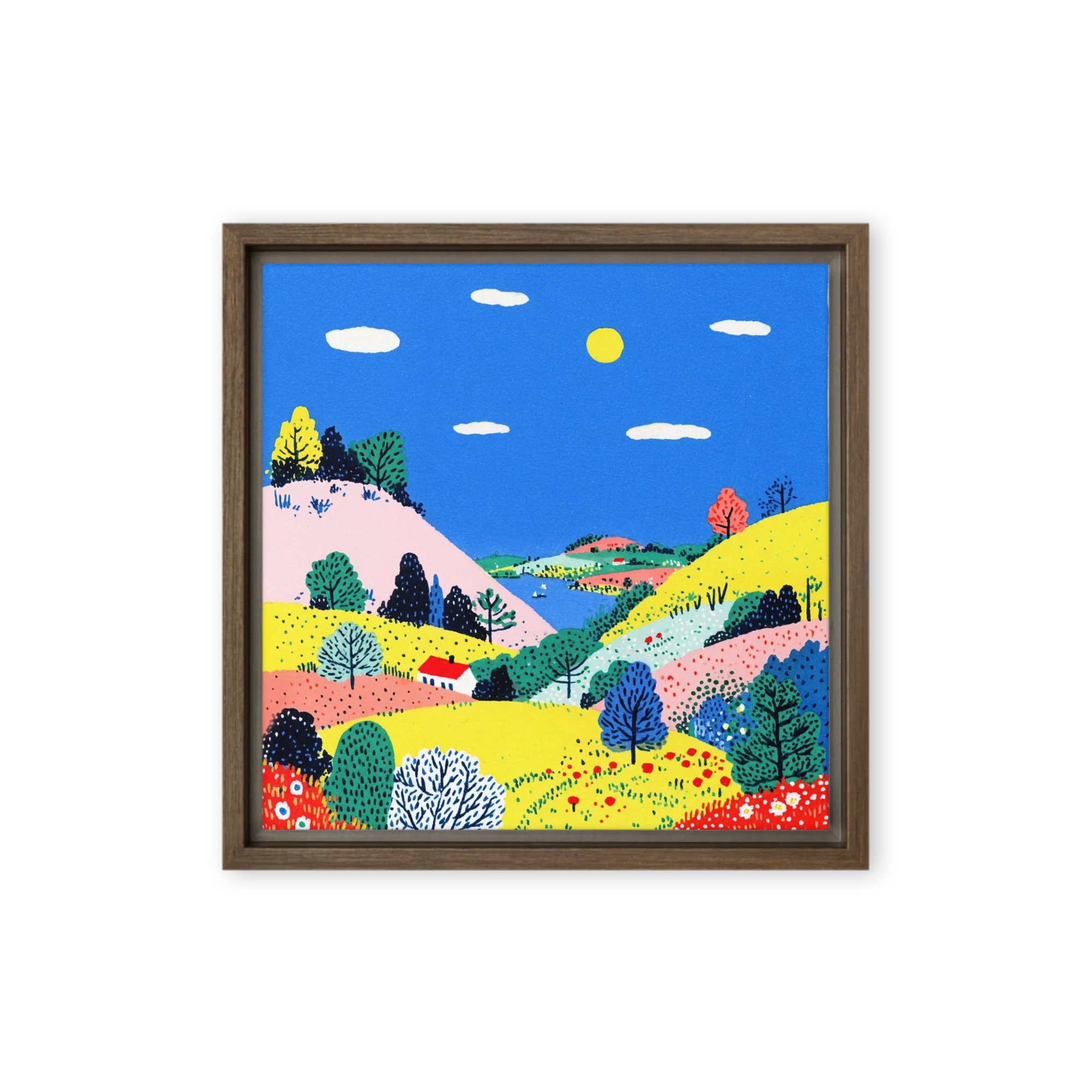 Vibrant Countryside Hills