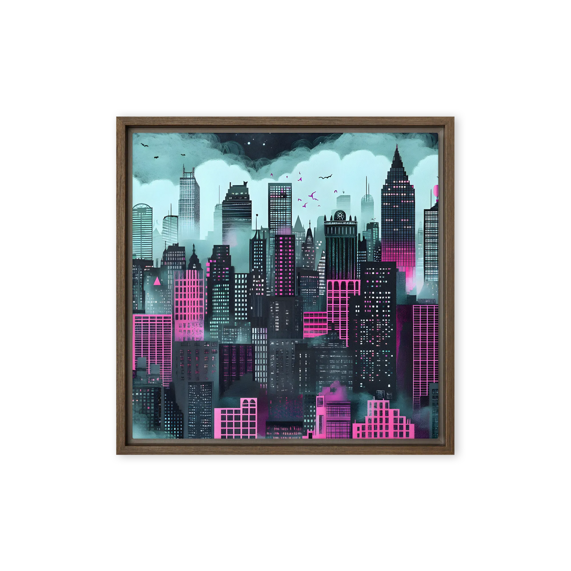 Neon Metropolis Glow