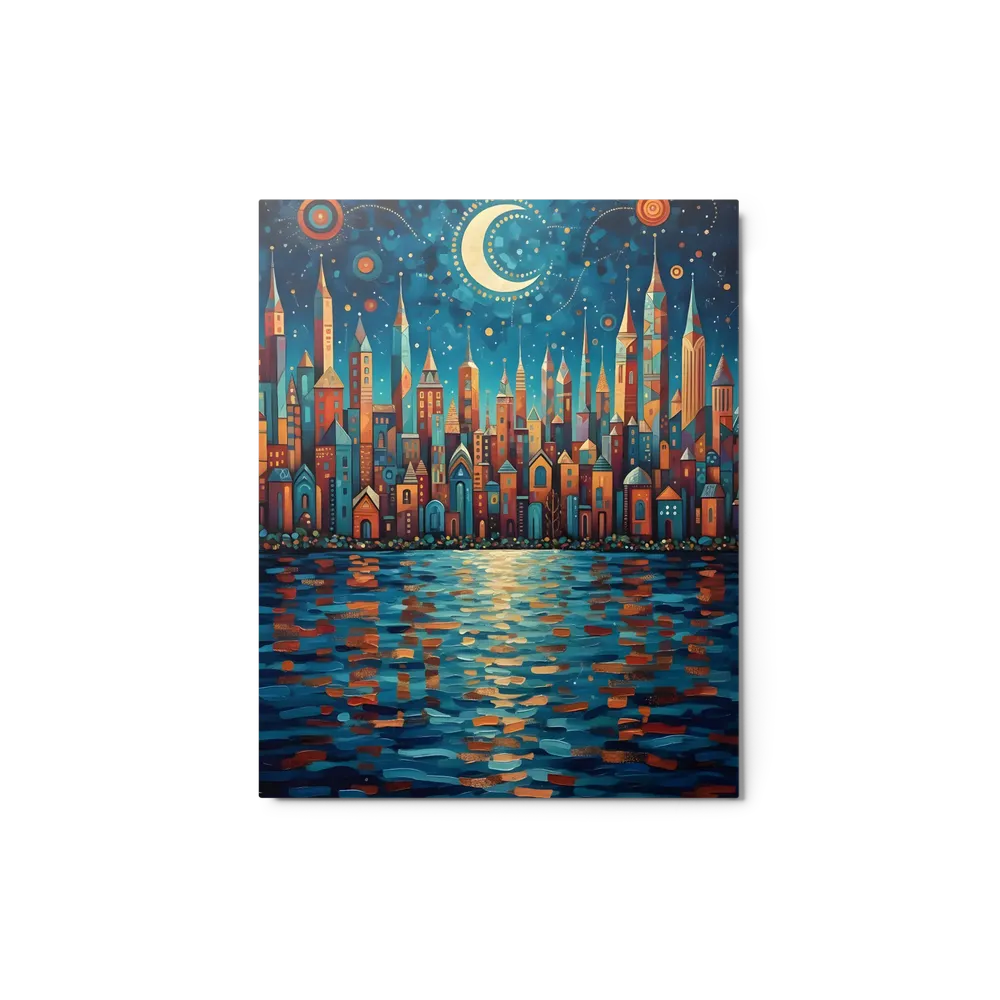 Fantastical Moonlit City | Art Print