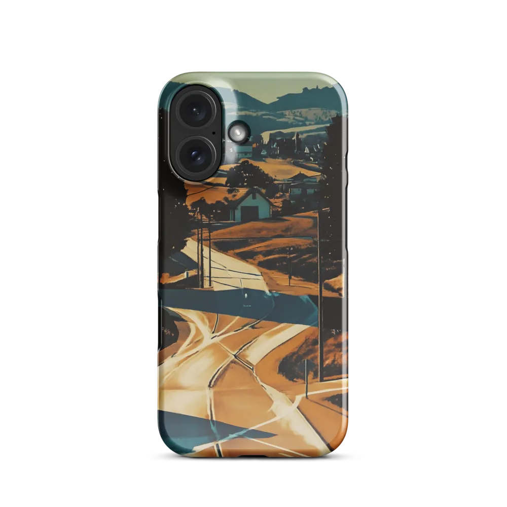 Rural Winding Road Landscape 
 iPhone 14 Pro Max | MagSafe® Tough Case