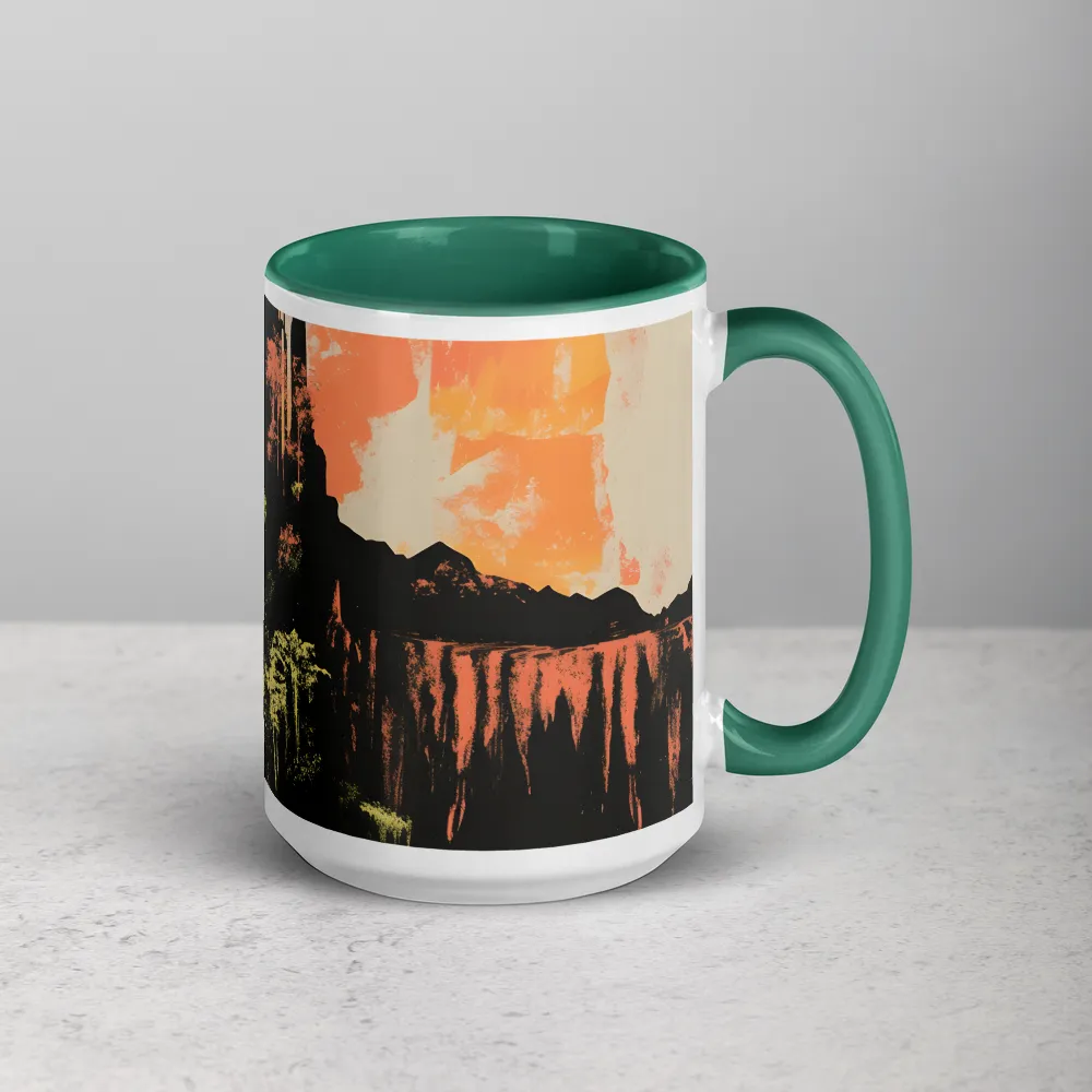 Echoes of the Citadel 
 Mug with Blue inside