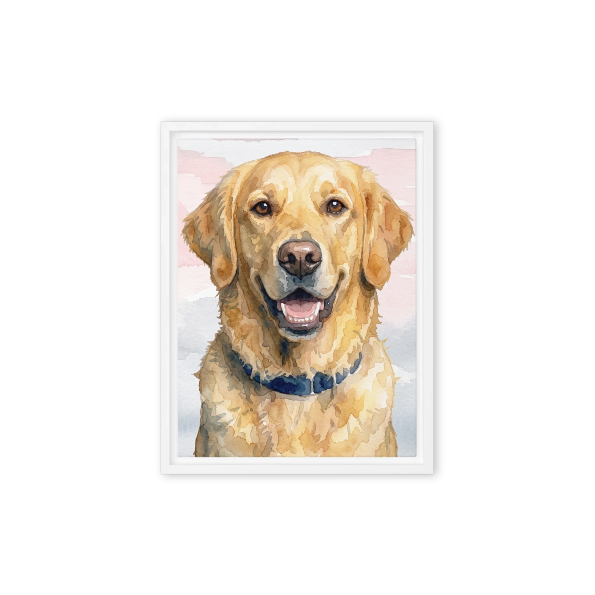 Pet Portrait — Pastel Watercolor
