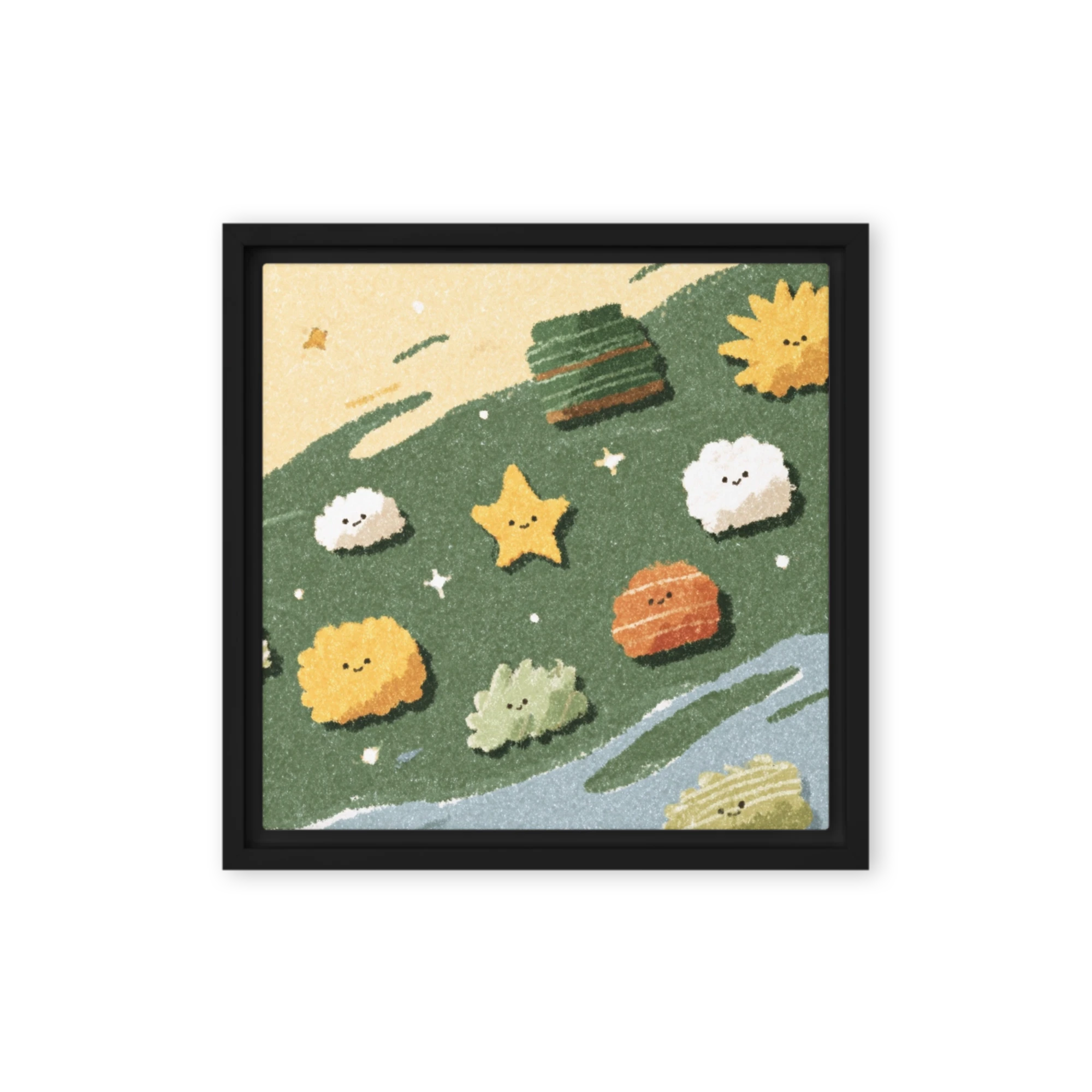 Smiling Stars and Clouds
