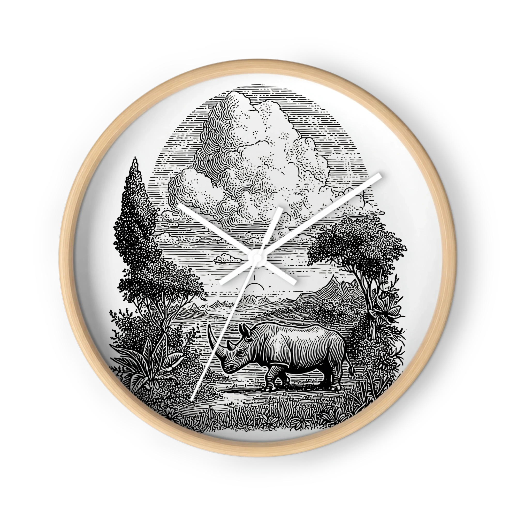 Rhino in the Savanna