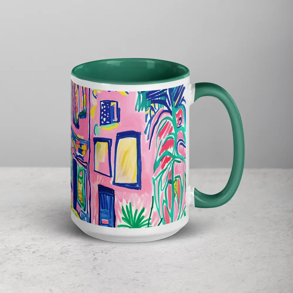 Dreamy Street in Vibrant Hues