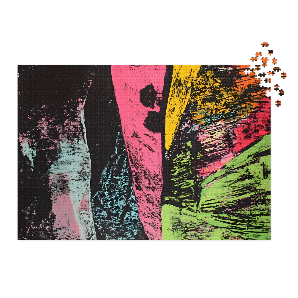 Vibrant Abstract Landscape