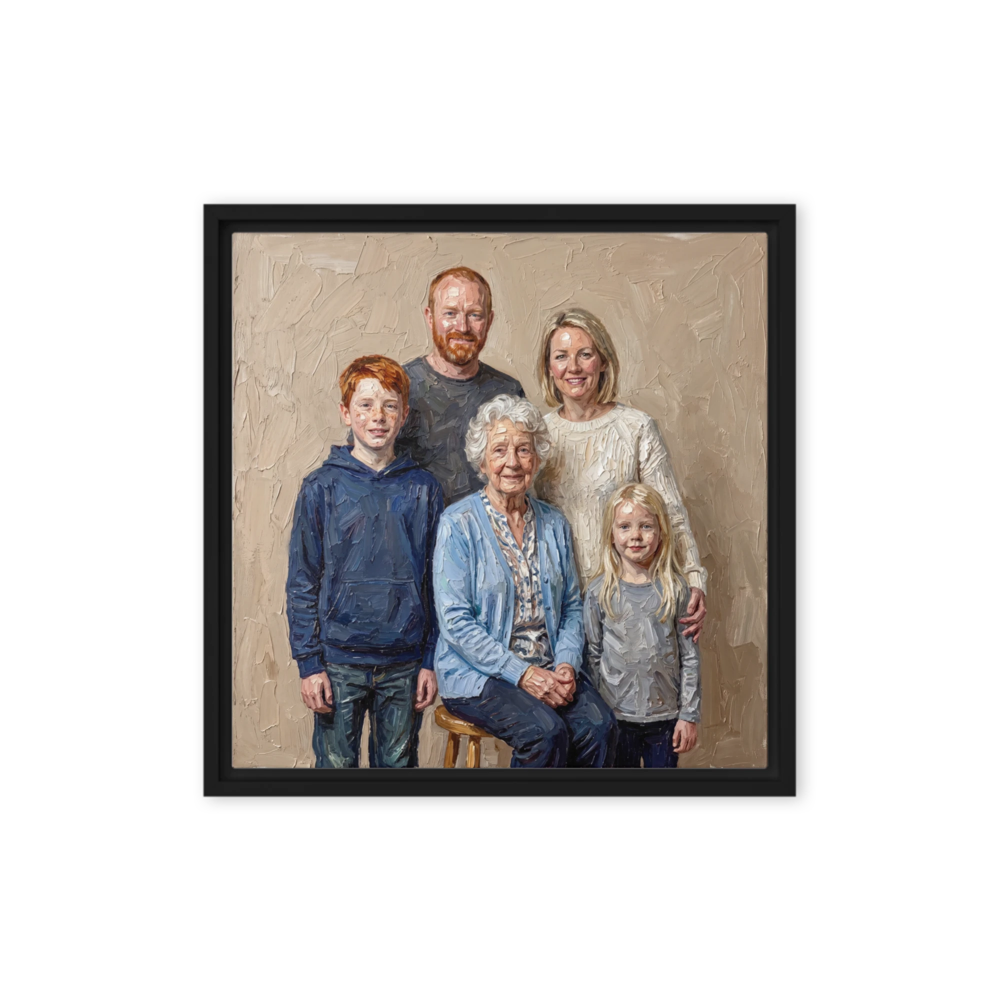 Family Portrait — Impressionist