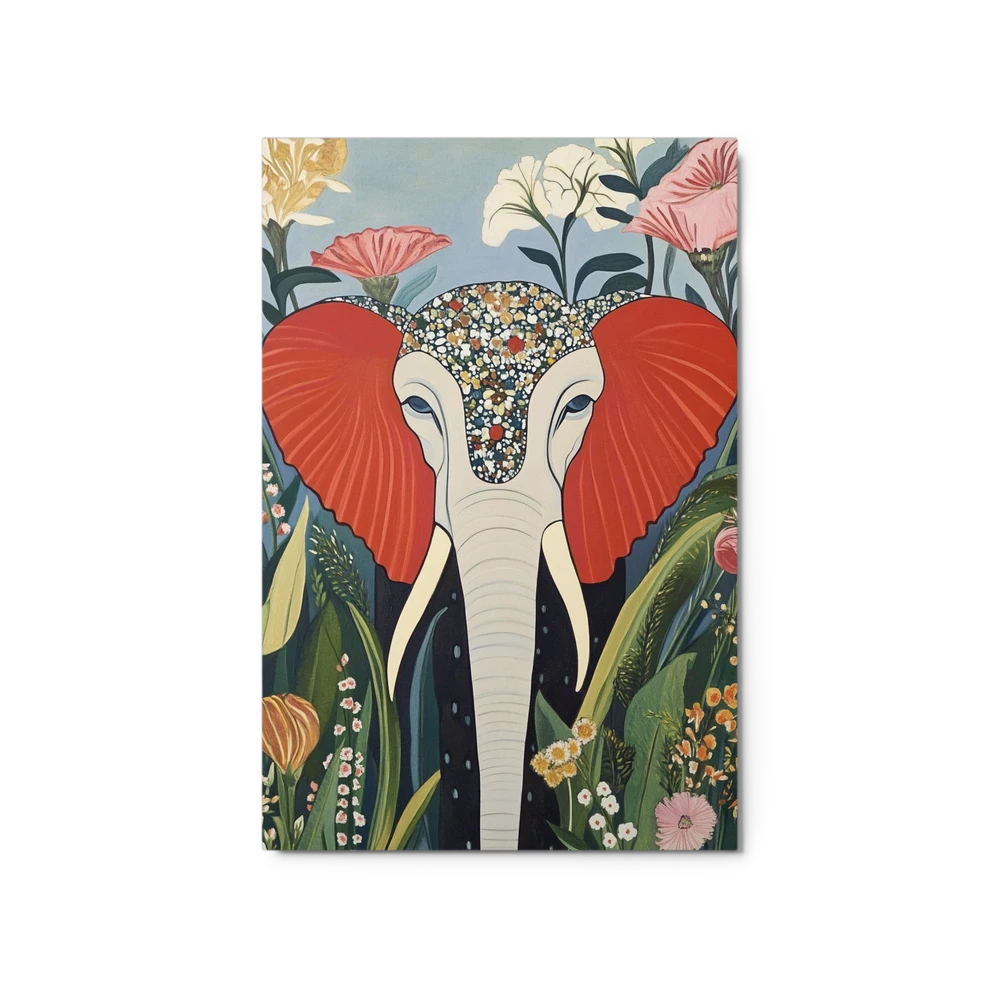 The Mosaic Elephant in the Jungle | Art Print